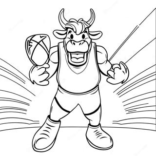 Dallas Mavericks Mascot Coloring Page 31094-24907