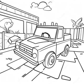 Jailbreak Roblox Action Scene Coloring Page 31143-24941