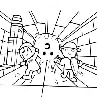 Jailbreak Roblox Action Scene Coloring Page 31143-24942