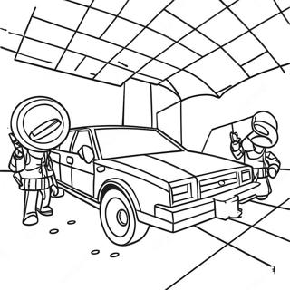 Jailbreak Roblox Action Scene Coloring Page 31143-24943