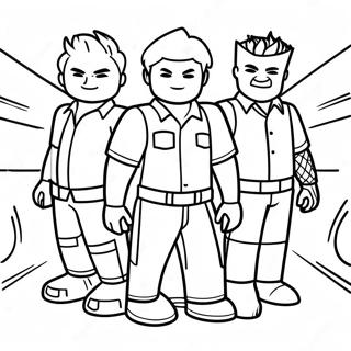 Roblox Jailbreak Characters Coloring Page 31144-24951