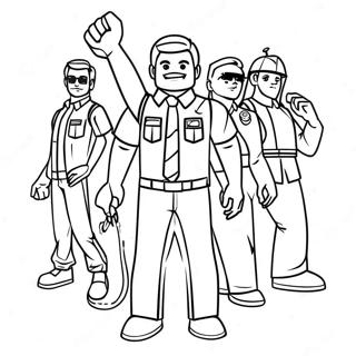 Roblox Jailbreak Characters Coloring Page 31144-24952