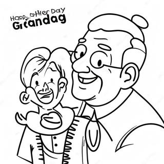 Happy Father S Day Grandpa Coloring Page 31153-24947