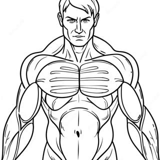 Human Muscles Anatomy Coloring Page 31173-24968