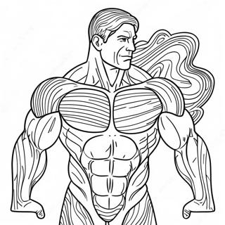 Detailed Human Muscles Coloring Page 31174-24970