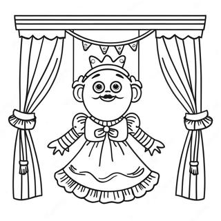 Puppet Coloring Pages