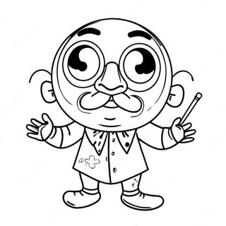 Funny Puppet Coloring Page 31184-24977