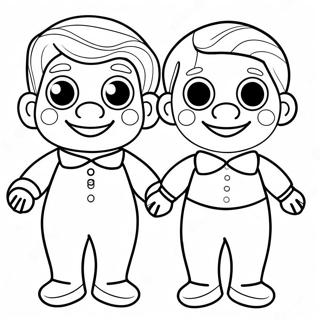 Funny Puppet Coloring Page 31184-24979