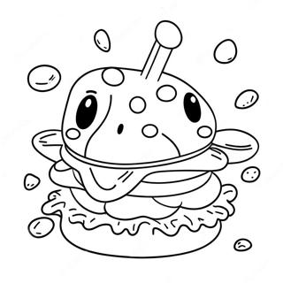 Krabby Patty Coloring Page 31203-24992