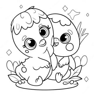 Colorful Hatchimals Adventure Coloring Page 31234-25017