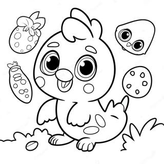 Colorful Hatchimals Adventure Coloring Page 31234-25019