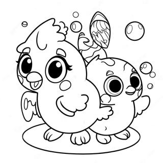 Colorful Hatchimals Adventure Coloring Page 31234-25020