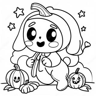 Trick Or Treat Coloring Pages