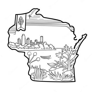 Wisconsin Coloring Pages