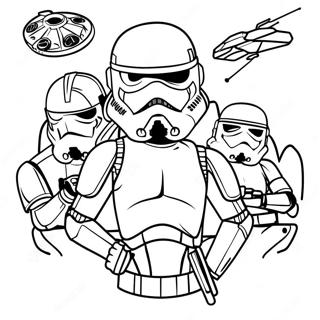 Star Wars Bad Batch Coloring Page 31363-25115