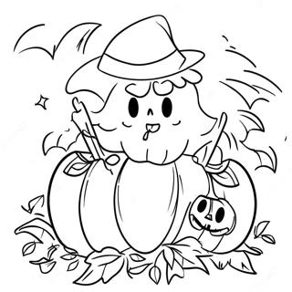 Adult Halloween Coloring Page 31373-25123