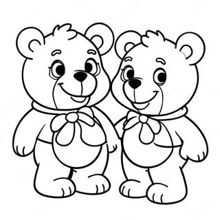 Cheerful Care Bear Cousins Coloring Page 31384-25134