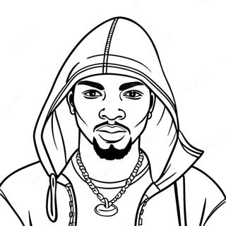 Hood Swag Gangsta Coloring Pages