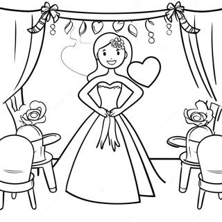 Bridal Shower Fun Games Coloring Page 31434-25179