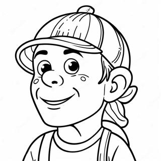 El Chavo Del Ocho Coloring Pages