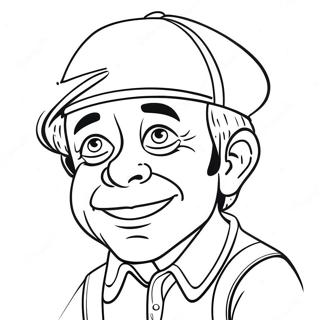 Chespirito With A Funny Hat Coloring Page 31454-25191