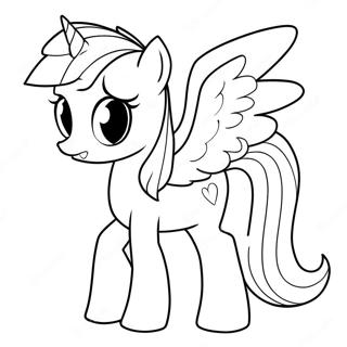 Twilight Sparkle Coloring Page 3146-2555