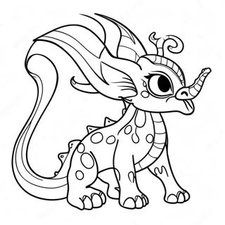 Shaded Fantasy Creature Coloring Page 31474-25204