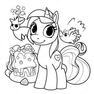 Twilight Sparkle With Friends Coloring Page 3147-2563