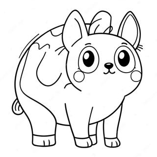 Funny Animal Butt Coloring Page 31484-25215