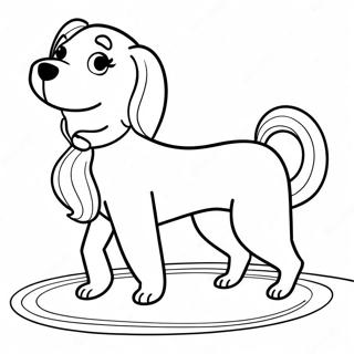 Barbie Dog Coloring Pages