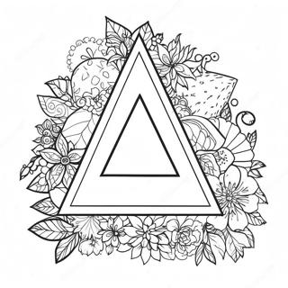 Triangle Coloring Page 31543-25255