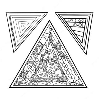 Triangle Coloring Page 31543-25256