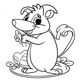 Ratatouille Coloring Page 3156-2560