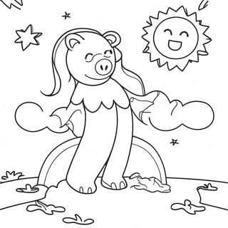 Day And Night Coloring Pages