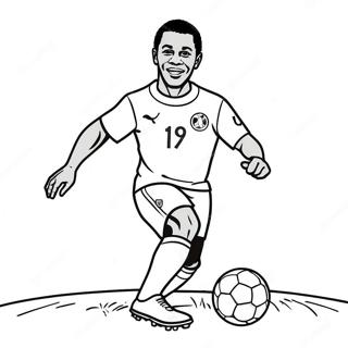 Pele Soccer Legend Coloring Page 31603-25308