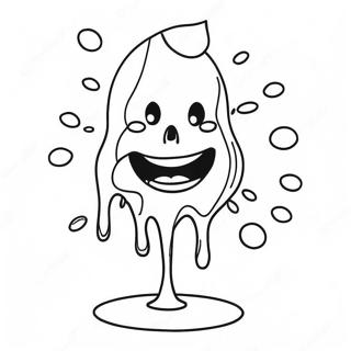 Fun Drip Art Coloring Page For Kids 31614-25318