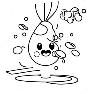 Fun Drip Art Coloring Page For Kids 31614-25319