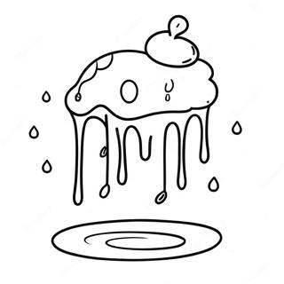 Fun Drip Art Coloring Page For Kids 31614-25320