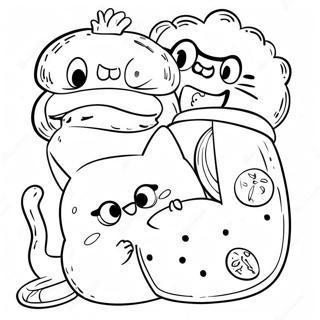 Cats Vs Pickles Collector S Sheet Coloring Page 31643-25335