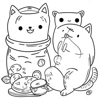 Adventurous Cats Vs Pickles Coloring Page 31644-25342