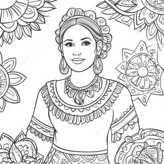 Hispanic Culture Coloring Page 31653-25362