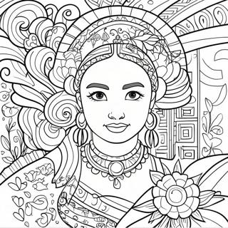 Hispanic Culture Coloring Page 31653-25364