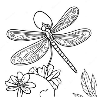 Dragonfly Coloring Pages