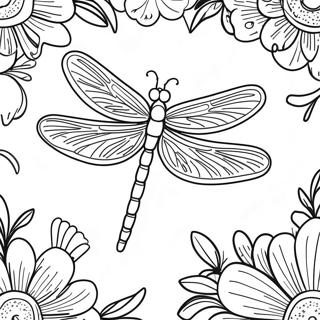 Dragonfly Coloring Page 3166-2576