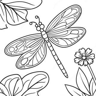 Dragonfly Coloring Pages