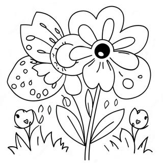 Spring Flowers Coloring Page 31683-25385