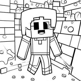 Minecraft Alex Coloring Pages