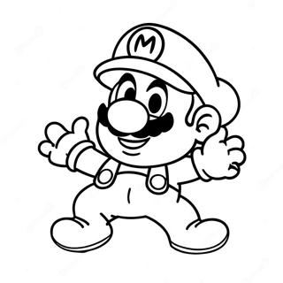 Mario Halloween Coloring Page 31743-25416