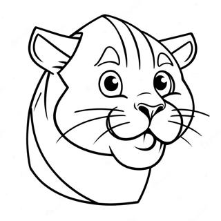 Byu Cougars Mascot Coloring Page 31764-25437