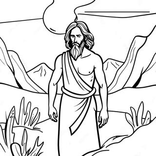 John The Baptist In The Wilderness Coloring Page 31774-25446